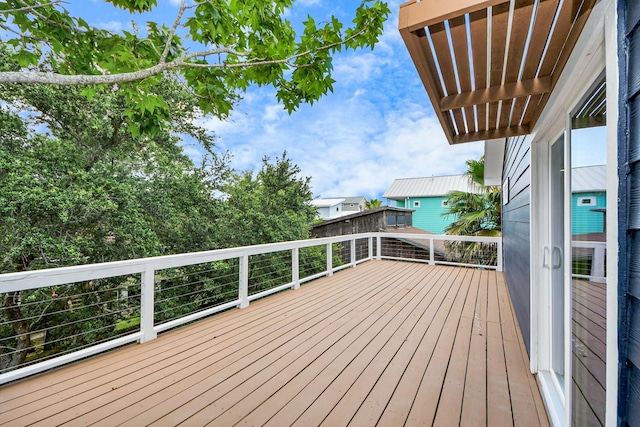 300 Narcissus Rd, Clear Lake Shores, TX 77565 - view of wooden deck