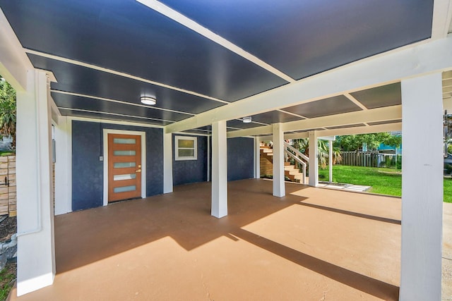 300 Narcissus Rd, Clear Lake Shores, TX 77565 - view of patio featuring stairs
