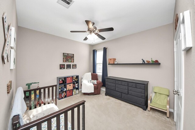 18614 Magnolia Dell Dr, Cypress, TX 77433 - carpeted bedroom with ceiling fan