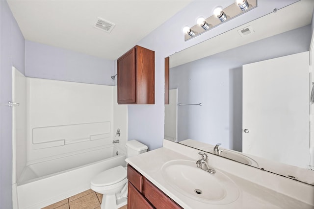 2850 Back Bay Brook Trl, Houston, TX 77045 - full bathroom featuring vanity, tub / shower combination, and tile patterned floors