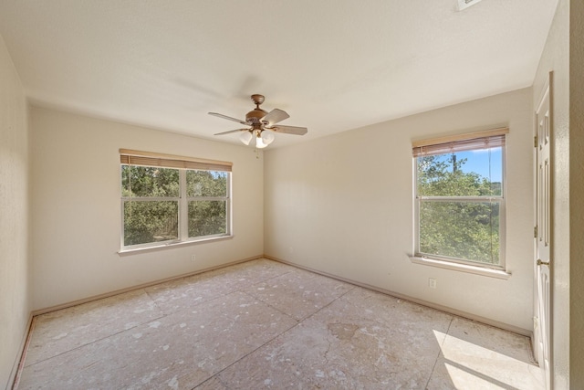 172 Candy Rd, Pipe Creek, TX 78063 - unfurnished room with healthy amount of natural light and a ceiling fan