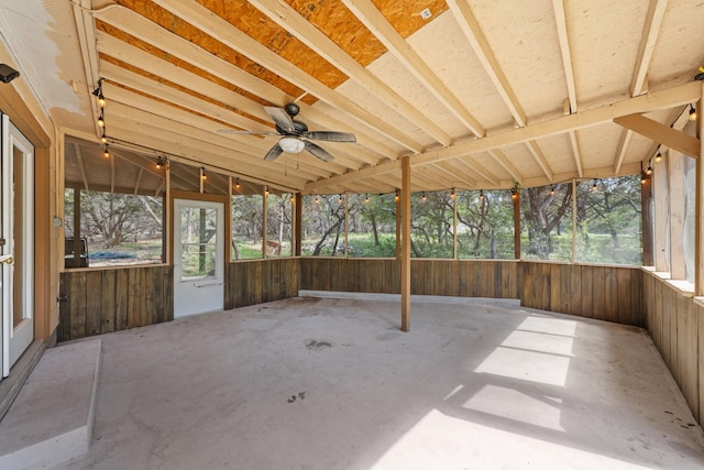172 Candy Rd, Pipe Creek, TX 78063 - unfurnished sunroom with a ceiling fan