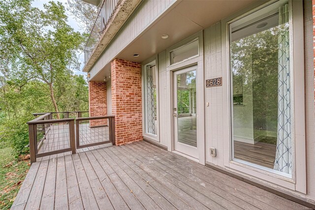 6628 Bayou Glen Rd Unit 6628, Houston, TX 77057 - view of deck
