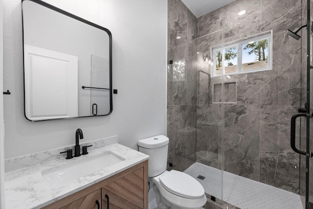 327 Paradise Ln, Montgomery, TX 77356 - full bathroom featuring a stall shower and vanity