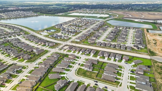 7003 Tehama Ln, Rosharon, TX 77583 - view of property location featuring a large body of water and nearby suburban area