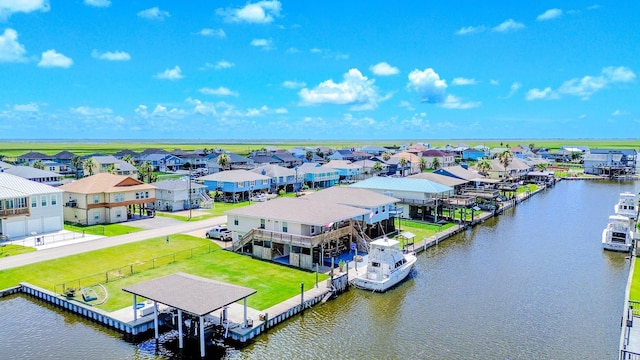110 Four Master Rd, Freeport, TX 77541 - aerial view of residential area featuring a nearby body of water