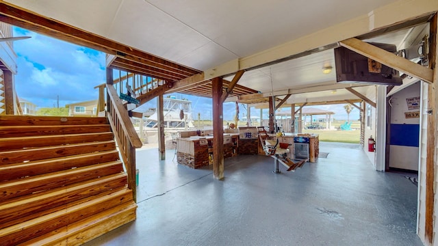 110 Four Master Rd, Freeport, TX 77541 - view of patio / terrace with stairway