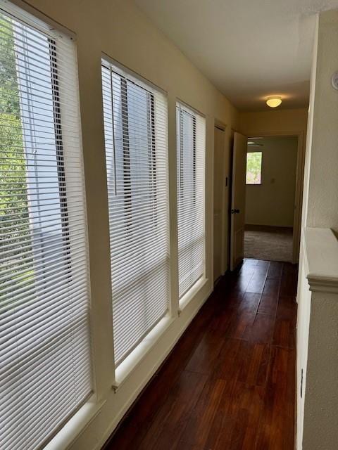 9001 Imogene St Unit A, Houston, TX 77036 - corridor featuring dark wood-style flooring