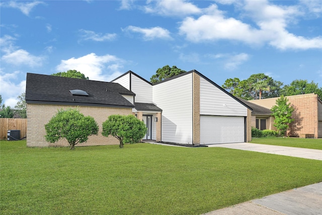 15810 Parksley Dr, Houston, TX 77059 - mid-century home featuring brick siding, driveway, a garage, and roof with shingles