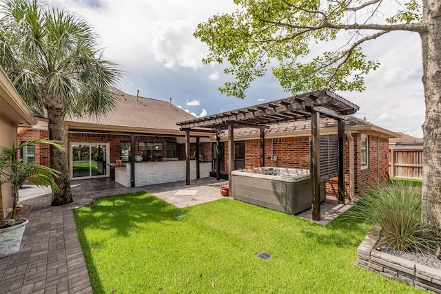 1013 Azalea Pointe, League City, TX 77573 - view of yard featuring a patio area and a pergola