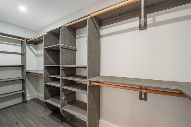 1013 Azalea Pointe, League City, TX 77573 - walk in closet featuring dark wood-type flooring
