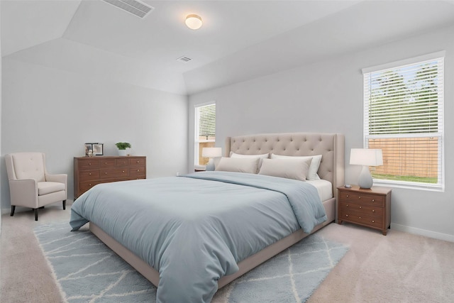 6702 Old Cypress Landing Ln, Humble, TX 77338 - bedroom featuring carpet flooring and lofted ceiling
