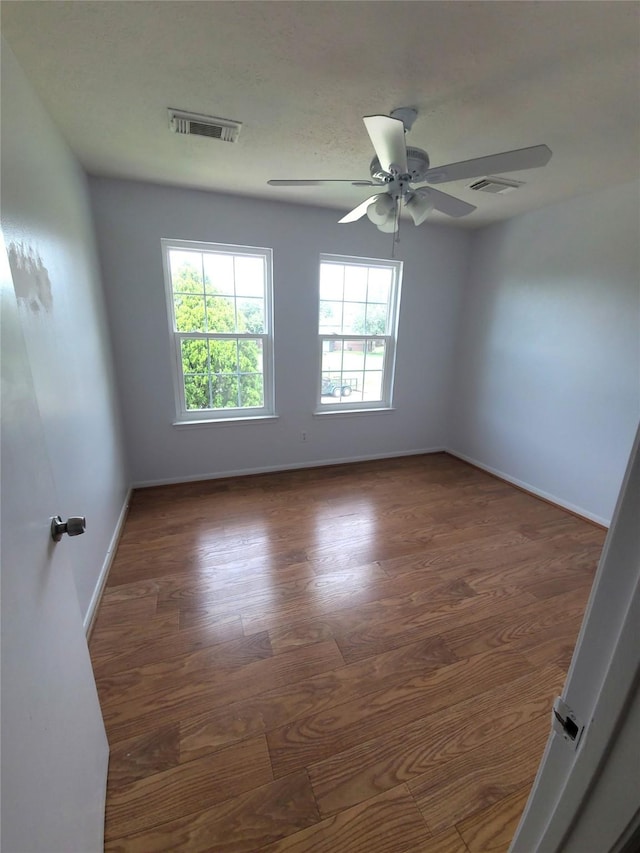 6322 Northland Dr, Houston, TX 77084 - spare room featuring ceiling fan and wood finished floors