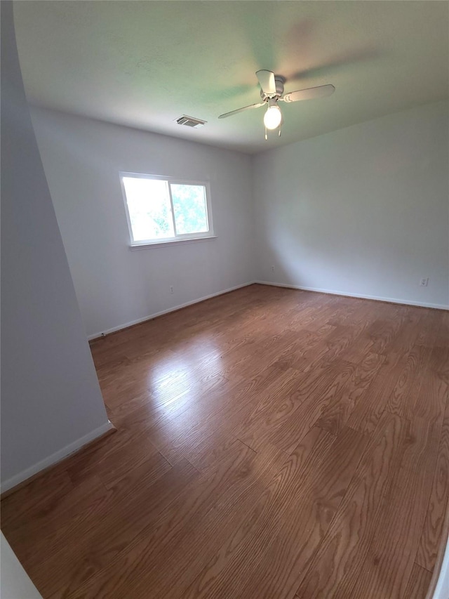 6322 Northland Dr, Houston, TX 77084 - spare room with ceiling fan and wood finished floors