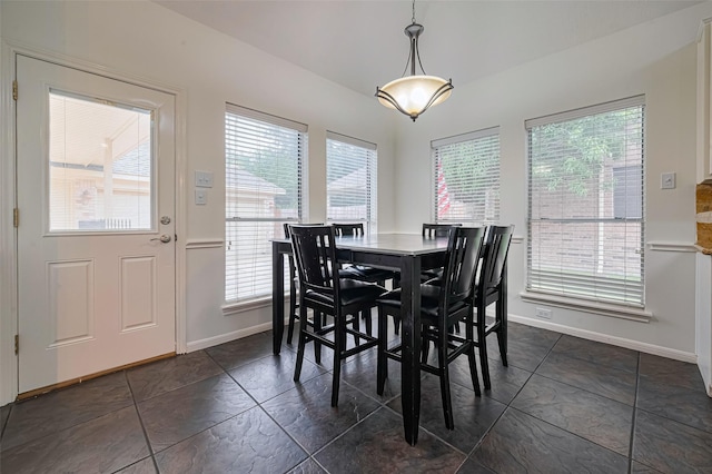 10818 Kleberg Place Dr, Houston, TX 77064 - dining room with dark tile patterned flooring