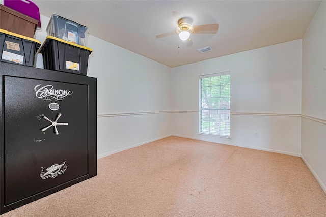 10818 Kleberg Place Dr, Houston, TX 77064 - carpeted spare room featuring a ceiling fan and baseboards