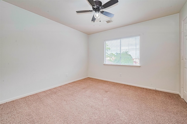 10818 Kleberg Place Dr, Houston, TX 77064 - spare room with carpet and a ceiling fan