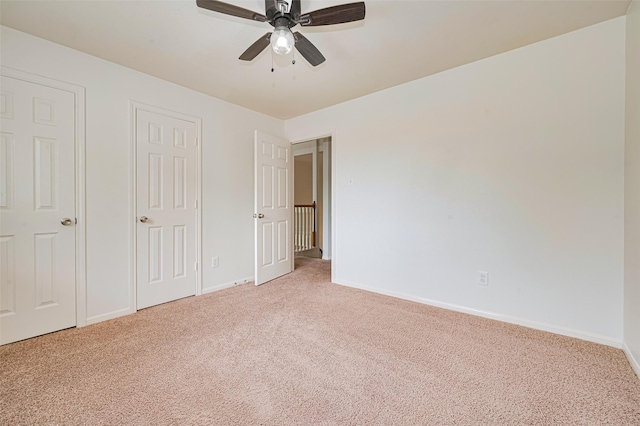 10818 Kleberg Place Dr, Houston, TX 77064 - unfurnished bedroom featuring carpet floors and ceiling fan