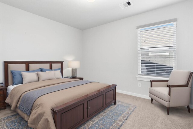 304 E Tranquil Fields Ln, Waller, TX 77484 - bedroom featuring baseboards and light colored carpet