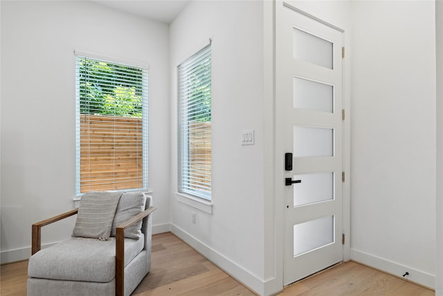 4110 Cortlandt St, Houston, TX 77018 - foyer entrance featuring plenty of natural light and light wood-style floors