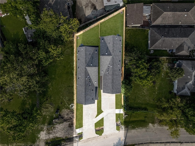 4110 Cortlandt St, Houston, TX 77018 - aerial view of property's location featuring property boundaries highlighted