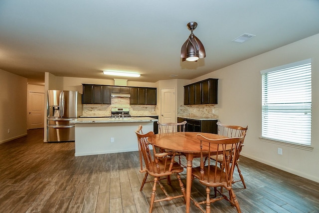 2026 Naplechase Crest Dr, Spring, TX 77373 - dining area with dark wood-style floors