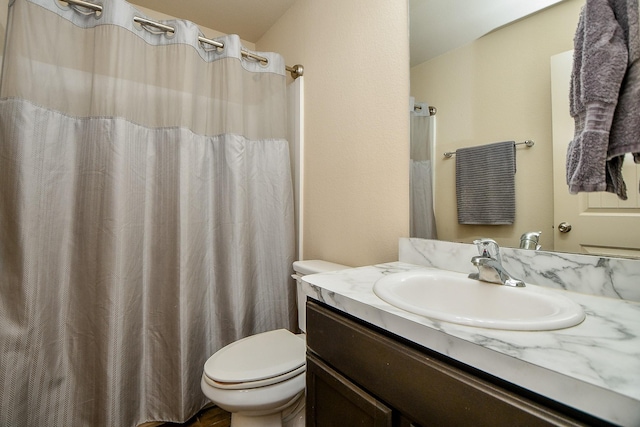 2026 Naplechase Crest Dr, Spring, TX 77373 - full bathroom featuring vanity and a shower with shower curtain