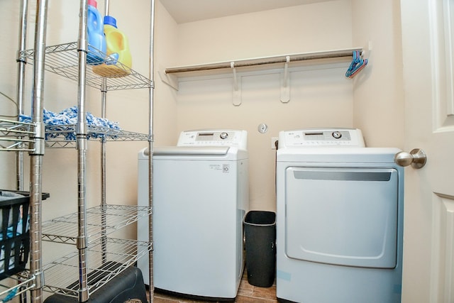 2026 Naplechase Crest Dr, Spring, TX 77373 - laundry area with washer and clothes dryer