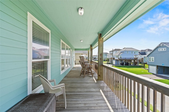2617 Breaker Dr, Port Bolivar, TX 77650 - porch featuring a residential view