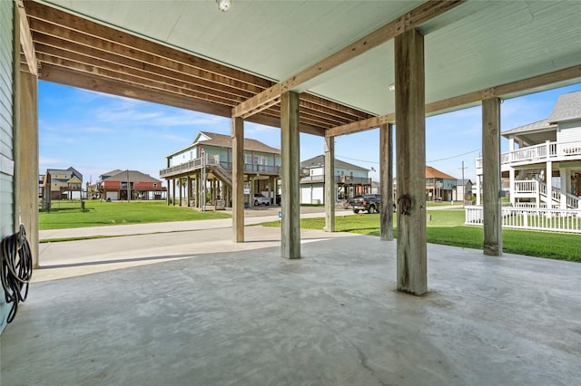 2617 Breaker Dr, Port Bolivar, TX 77650 - view of patio / terrace featuring a residential view