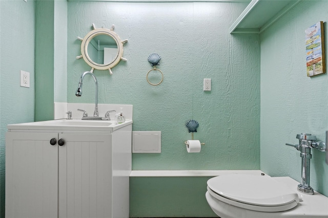 2617 Breaker Dr, Port Bolivar, TX 77650 - half bath featuring toilet and vanity