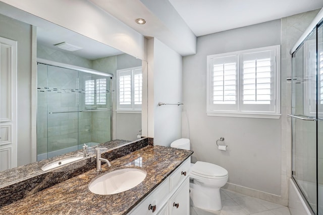 1109 Cheshire Ln, Houston, TX 77018 - bathroom with vanity and tile patterned floors