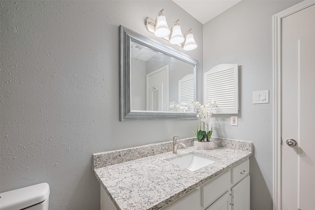 6452 Kentwick Dr, Houston, TX 77084 - bathroom with vanity and toilet