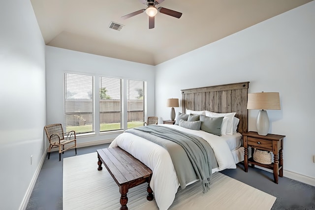 28915 Crested Butte Dr, Katy, TX 77494 - bedroom featuring carpet flooring and a ceiling fan