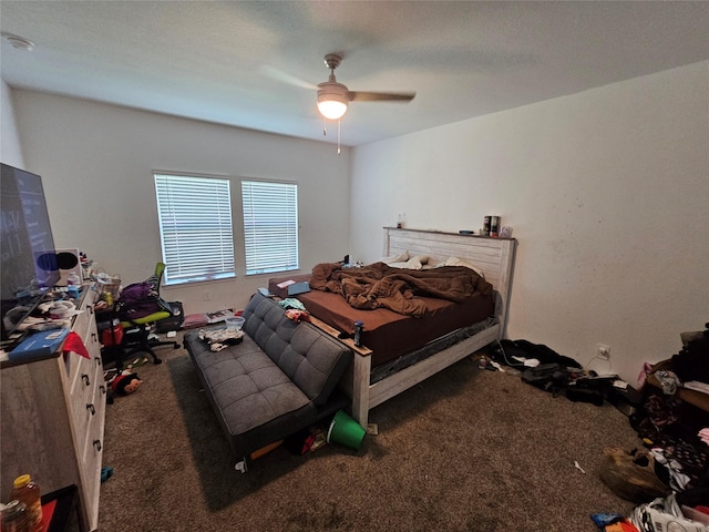 14902 Cypress Hollow Dr, Southeast Montgomery, TX 77357 - bedroom featuring carpet and ceiling fan