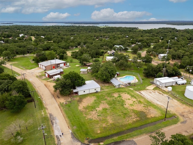505 Sage Brush Dr, Somerville, TX 77879 - aerial view of a nearby body of water and a pool area