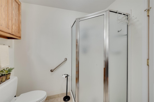 505 Sage Brush Dr, Somerville, TX 77879 - bathroom featuring tile patterned floors and a stall shower