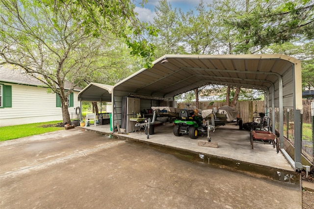 505 Sage Brush Dr, Somerville, TX 77879 - view of parking / parking lot featuring a detached carport