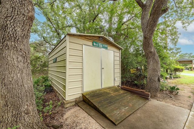 505 Sage Brush Dr, Somerville, TX 77879 - view of shed