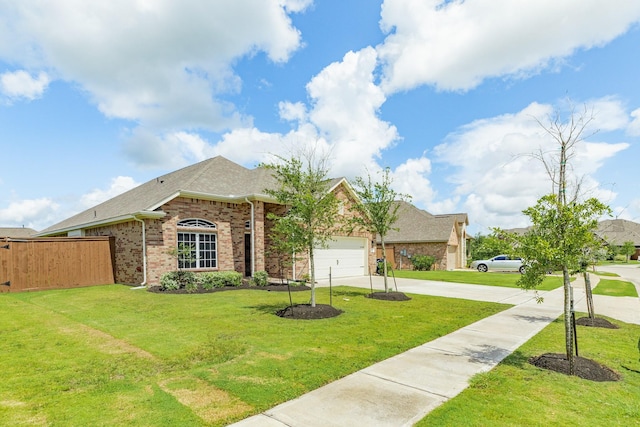 133 Water Grass Trl, Clute, TX 77531 - view of front of house featuring brick siding, concrete driveway, a garage, and a shingled roof