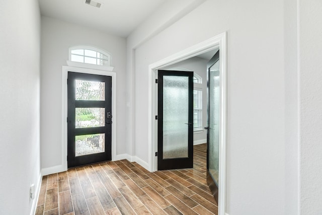 133 Water Grass Trl, Clute, TX 77531 - entrance foyer featuring wood finished floors