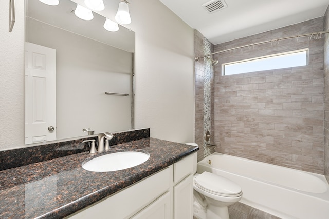 14910 High Meadow Ln, Baytown, TX 77523 - bathroom featuring vanity and bathtub / shower combination