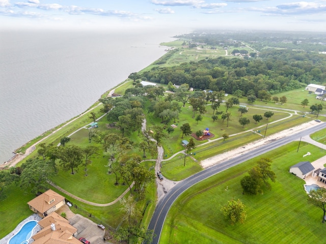14910 High Meadow Ln, Baytown, TX 77523 - bird's eye view of a large body of water
