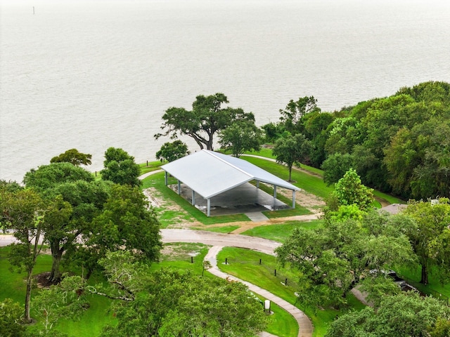 14910 High Meadow Ln, Baytown, TX 77523 - drone / aerial view of a large body of water