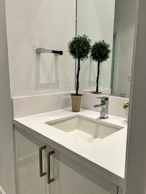 1211 Caroline St Unit 1007, Houston, TX 77002 - bathroom view of vanity