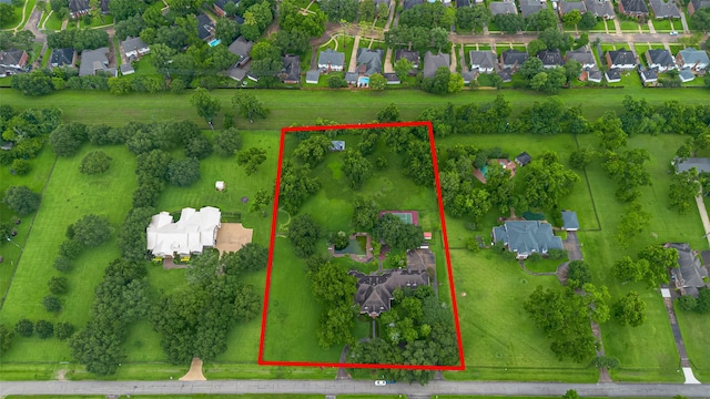 3665 Maranatha Dr, Sugar Land, TX 77479 - aerial perspective of suburban area