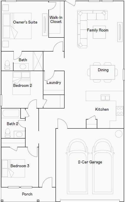 274 Douglas Hills Dr, Magnolia, TX 77354 - view of room layout