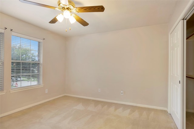 216 Willow Pointe Dr, League City, TX 77573 - spare room with light carpet and ceiling fan