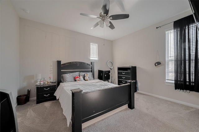 11527 Taagan Ln, Richmond, TX 77407 - bedroom featuring light colored carpet and ceiling fan
