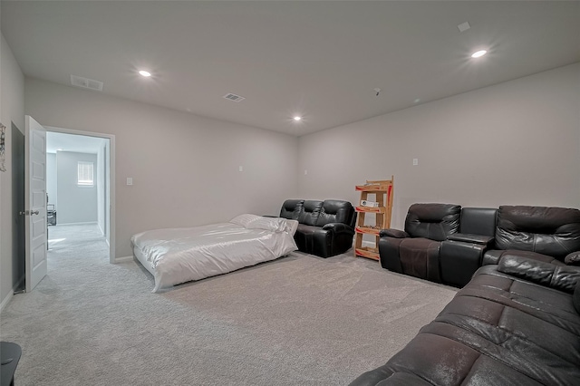 11527 Taagan Ln, Richmond, TX 77407 - bedroom with light carpet and recessed lighting